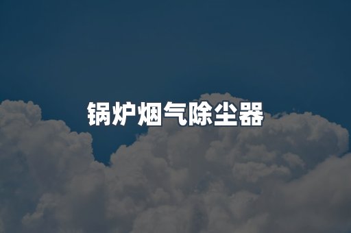 锅炉烟气除尘器